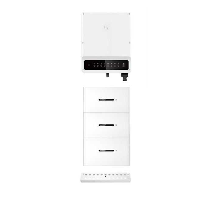 GoodWe GW10K-ET PLUS (12,5A) |Incl. compteur intelligent + clé Wifi/LAN & Lynx D 15kWh + montage au sol